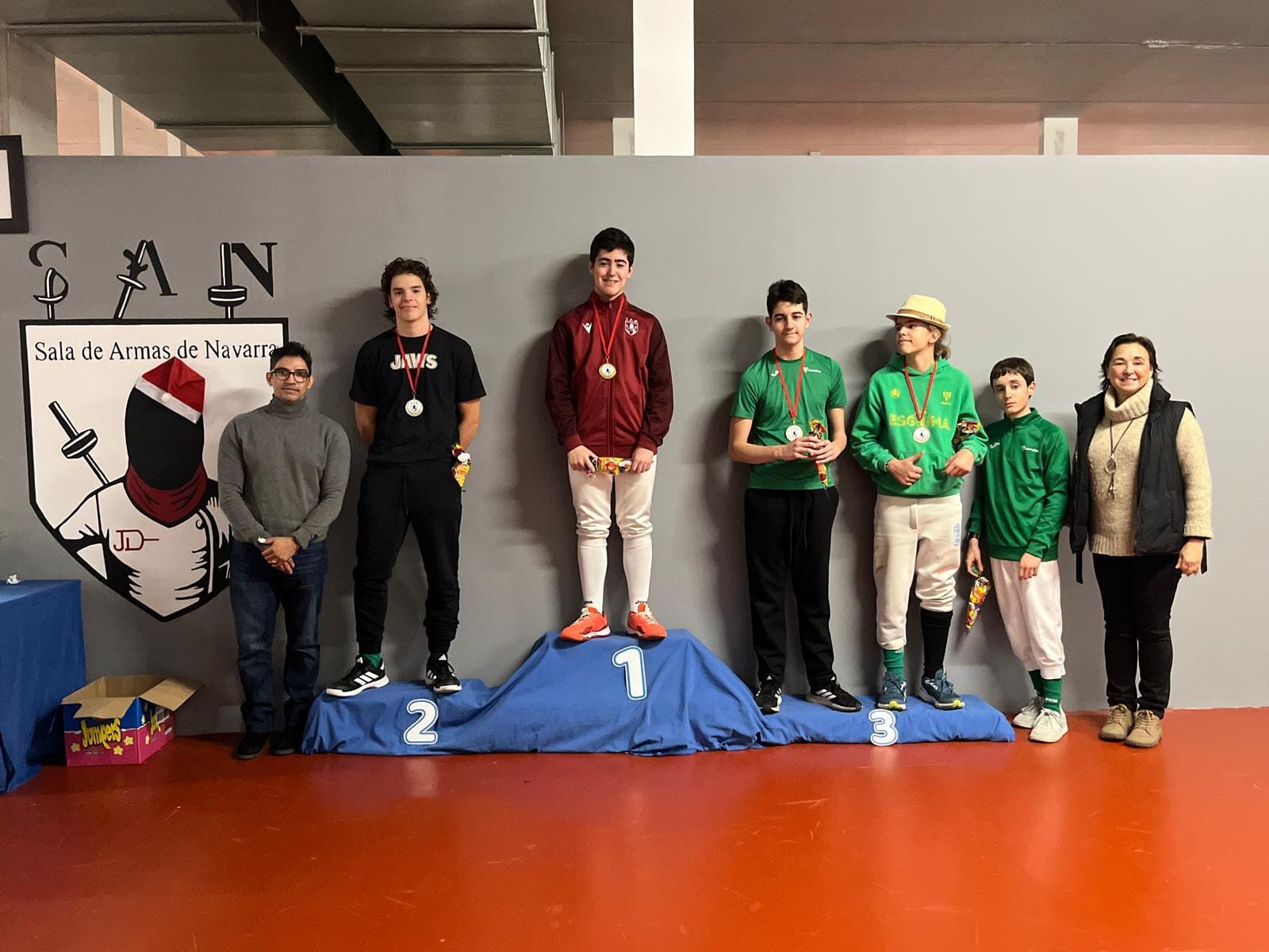 I Torneo Juegos Deportivos de Navarra de Florete M13 y M17, y Torneo M9